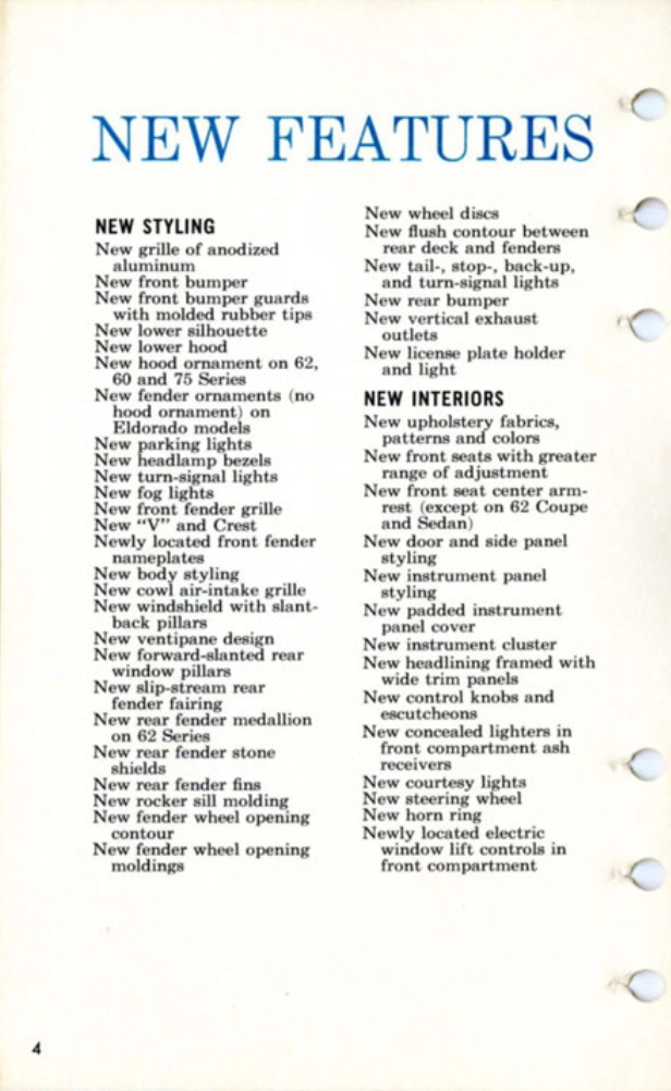 1957 Cadillac Salesmans Data Book Page 42